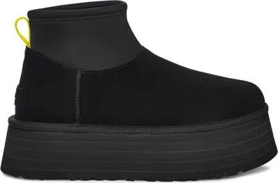 Productafbeelding van UGG Classic Mini Dipper laars, zwart/geel (dames) - EU 42