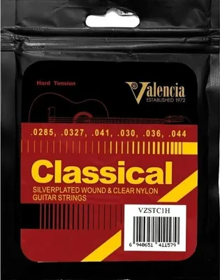 Produktbild von Valencia VZSTC1H Hard Nylon Konzertgitarren Saiten