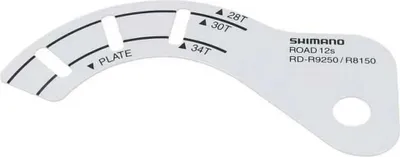 Produktbild von Shimano Rd-r9250 Zählereinstellung Silber  Silber One Size