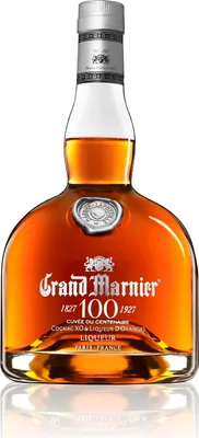 A bottle of Grand Marnier liqueur.