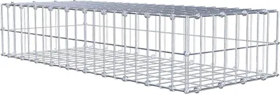 Produktbild von Gabione 100 cm x 20 cm x 40 cm (L x H x T), Maschenweite 5 x 10 cm, Spiralring
