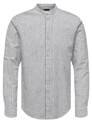 Produktbild von ONLY & SONS Leichtes Leinen Hemd Langarm Slim Fit Größe: XL (43/44)