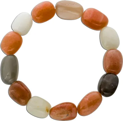Produktbild von Mondstein Armband weiß grüne braune Mondstein Edelsteine