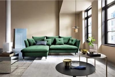 Produktbild von Ecksofa mit Schlaffunktion und Bettkasten, L-Form Schlafcouch