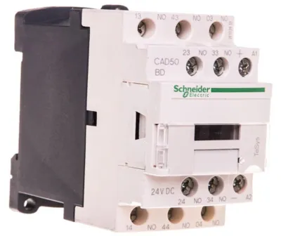 Productafbeelding van Schneider Electric TeSys D relais, zwart, wit, 230 V, 50 - 60 Hz, 45 x 93 x 77 mm, -40 - 60 °C