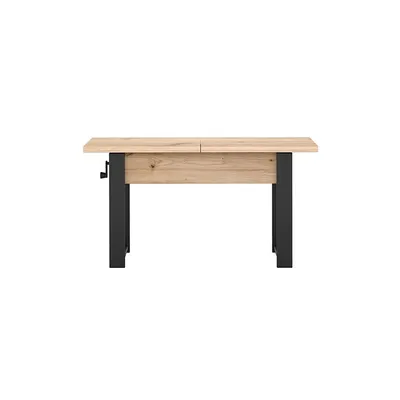 Productafbeelding van MINIO – Uittrekbare salontafel "HANKO", kleur Artisan / zwarte poten