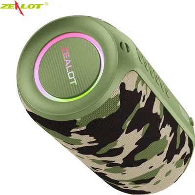 Obrázek produktu pro ZEALOT S32 Max Přenosný bezdrátový reproduktor BT 5.2, vodotěsný a prachotěsný reproduktor IPX5, světelné efekty RGB, subwoofer Mobilní reproduktor