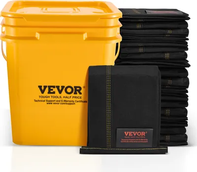 Produktbild von Bariery przeciwpowodziowe VEVOR, worki przeciwpowodziowe, opakowanie 10 sztuk, bariery przeciwpowodziowe z plastikowym wiadrem, aktywowane wodą bariery przeciwpowodziowe dla domu, drzwi, podjazdu (1530 x 155 mm)