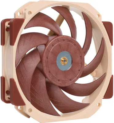 Image de Noctua NF-A12X25R Ventilateur de boîtier d'ordinateur PWM 12 cm Beige, Brown