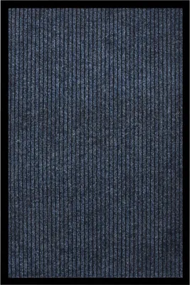 Image de Paillasson rayé Bleu 80x120 cm
