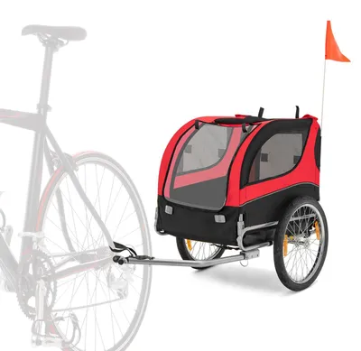 Obrázok produktu pre Prívesný vozík na psy - Prívesný vozík na bicykel pre psov - Kočík pre psov - Kočík na bicykel pre psov - Vozík na psov na bicykel