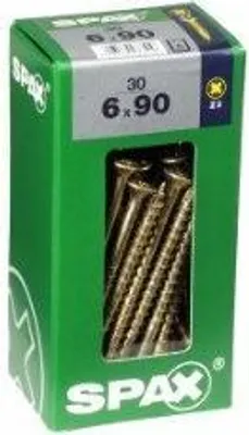 Produktbild von Spax Universalschrauben 6.0 x 90 mm PZ 3 - 30 Stk.