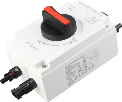 Produktbild von Photovoltaik-Gleichstromtrennschalter, Solar-Schalter, IP66 wasserdicht, isolierter Schalter für solarbetriebene Wohnmobile, 1500 V DC, 32 A, 4-polig
