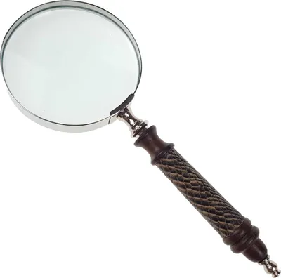 Produktbild von Leselupe Handlupe Vergrößerungsglas Glas vernickelt #59923