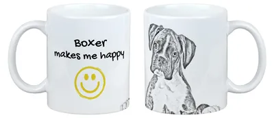 Produktbild von Boxer Tasse mit Hund macht mich glücklich. Art-Dog