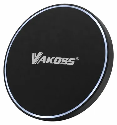 Imagen del producto de Cargador inalámbrico Qi Vakoss MY5316K, 15 W, color