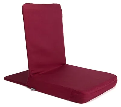 Produktbild von Bodenstuhl mit Gepolsterter Rückenlehne, XL, Weinfarbe