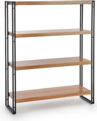 Produktbild von Halmar Regal schwarz braun MDF-Platte 30cm x 100cm x 120cm