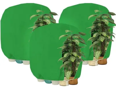 Productafbeelding van Winterbescherming voor planten, 190x220 cm, groen, 3 stuks