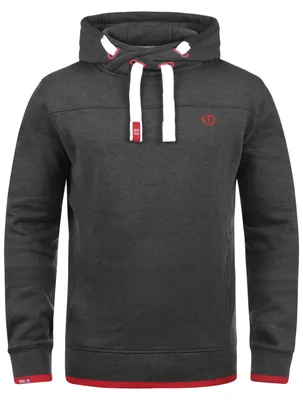 Produktbild von SOLID SDBenjamin Hood Herren Kapuzenpullover Hoodie Pullover mit Kapuze Eingrifftaschen Rippbündchen Baumwollmischung Regular fit