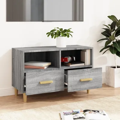 Obrázek produktu pro vidaXL TV skříňka Grey Sonoma 80x36x50 cm výrobek ze dřeva