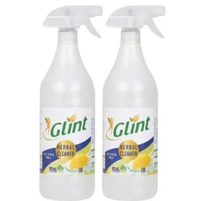 Productafbeelding van Glint Herbal Cleaner, allesreiniger, sprayflacon, met kruiden, 2-pack