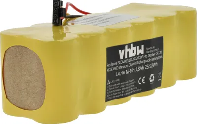 Produktbild von vhbw Akku kompatibel mit Profimaster Robot 2712 Saugroboter (1800 mAh, 14,4 V, NiMH)