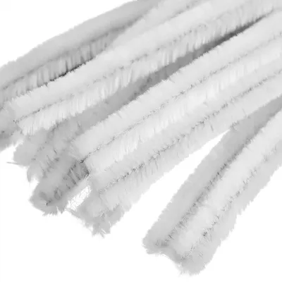 Produktbild von Pfeifenreiniger 20 Stück Superplüsch Chenille-Draht 10mm 30cm Pfeifenputzer