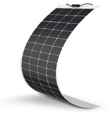 Obrázek produktu pro Flexibilní solární panel – Ohýbatelný solární panel – Monokrystalický solární panel – 12V solární panel pro provoz bez připojení k síti