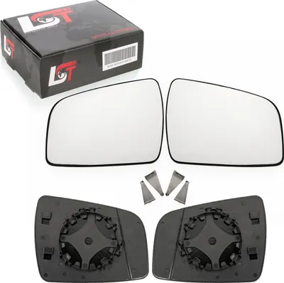 Produktbild von 2x Außenspiegel Spiegelglas Glas konvex links rechts für Opel Zafira B 2008-2015