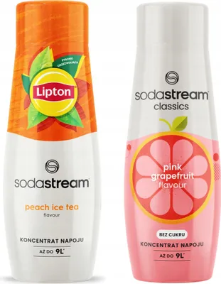 Produktbild von 2x Lipton Ice Tea Peach Sodastream Sirup zuckerfrei