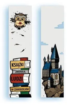 Image de Marque-page en carton - Les livres se transforment en... - Molom
