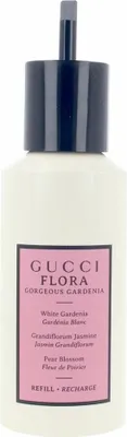 Produktbild von Gucci Flora Gorgeous Gardenia Refill, Frauen, 150 ml, Nachfüllflasche, Alcohol Denat., Parfum/Fragrance, Aqua/Water/Eau, Benzyl Salicylate, Hydroxycitronellal, Limonene,...