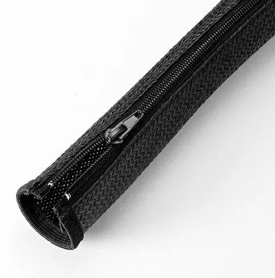 Produktbild von Vivolink PROZIPSLEEVE1248, Schwarz, Polyester, 1,2 cm, 4800 mm, 500 g, 700 g