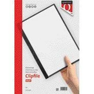 Produktbild von Quantore - Clip-Ordner 3mm schwarz | 5 Stück