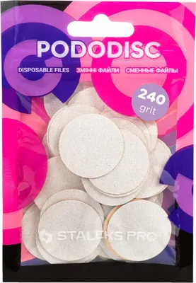 Produktbild von Staleks Pododisc Overlays L 240 grit 50 Stück