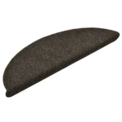 Immagine prodotto di vidaXL Tappetini autoadesivi 15 pezzi 56x17x3 cm Antracite Semicircolare