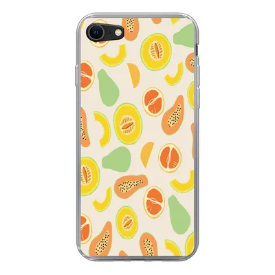 Produktbild von MuchoWow® Handyhülle Schutzhülle Hülle für iPhone SE 2022 Obst - Muster - Melone Silikon Softcase Handy Hülle - Schutzhülle