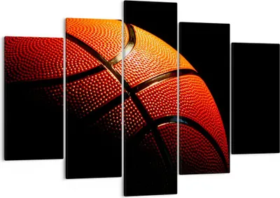 Produktbild von Bild auf Leinwand - Leinwandbild - Basketball Spiel Sport - 150x100cm - Wand Bild - Wanddeko - Leinwanddruck - Bilder - Kunstdruck - Wanddekoration - Leinwand bilder - Wandkunst - EA150x100-2225