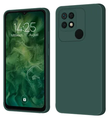 Produktbild von Hülle für Xiaomi Redmi 10C Case Cover Bumper Smartphone Softgrip Schutzhülle Farbe: Grün