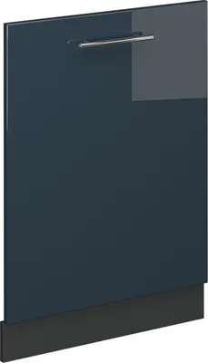 Produktbild von Geschirrspülblende Vicco Fame-Line Dunkelblau Hochglanz 60 cm ohne Arbeitsplatte, Model 54307