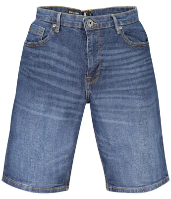 Produktbild von Stylische Herren Jeans-Shorts Blau mit Used-Effekt & 5 Taschen