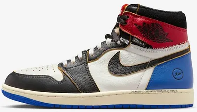 Produktbild von Nike Air Jordan 1 x Union x Fragment Retro High OG "LA Varsity Red Sport Royal" IO7847-002, Größe: 38.5
