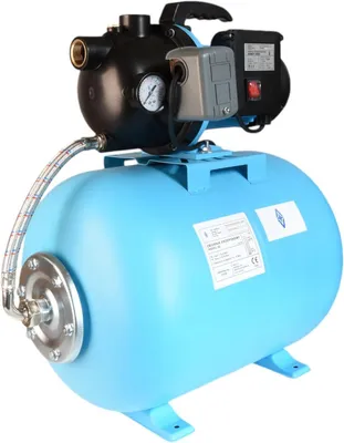 Zdjęcie produktu dla Hydrofor do Wody 50L ZESTAW HYDROFOROWY Pompa Hydroforowa HANDY 3000 (550 W, 3000 l/h, max. podnoszenie 40 m) Zbiornik Przeponowy 50 Litrów