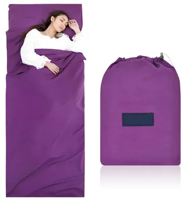 Image de Sac de couchage léger avec ouverture pour oreiller