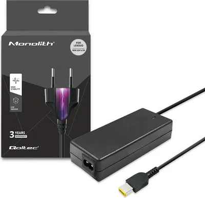 Image de Qoltec Adaptateur AC pour Lenovo 90W 20V 4.5A Slim tip