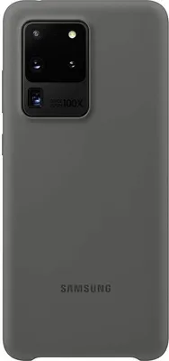 Produktbild von Schutzhülle Samsung Silicone Cover für Galaxy S20 Ultra, Grau