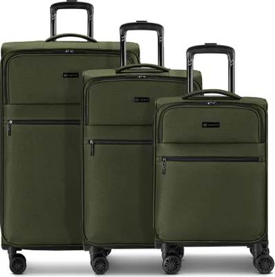 Produktbild von Bugatti Valencia Soft 4 Rollen Kofferset 3-teilig mit Dehnfalte