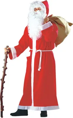 Produktbild von Nikolaus Stoffmantel Weihnachtsmann Weihnachten