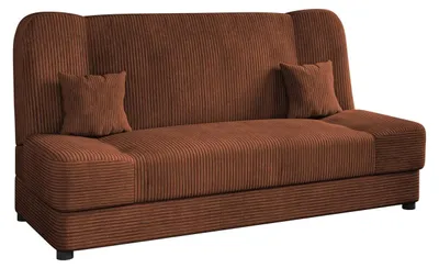Produktbild von MIRJAN24 Schlafsofa Jonas Cord, Schlaffunktion und Bettkasten, Stilvoll Polstersofa (Farbe: Poso 39)